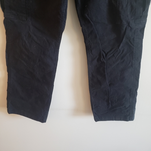 Mens Tough Duck Work Pants Black - Picture 5 of 14